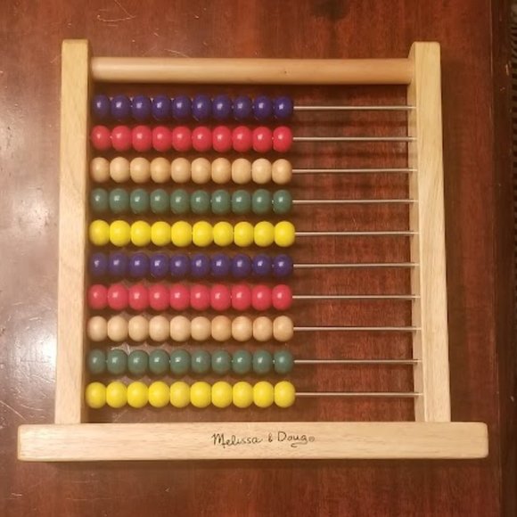 Classic Abacus Learning & Developmental Toy - Melissa & Doug - Picture 2 of 5